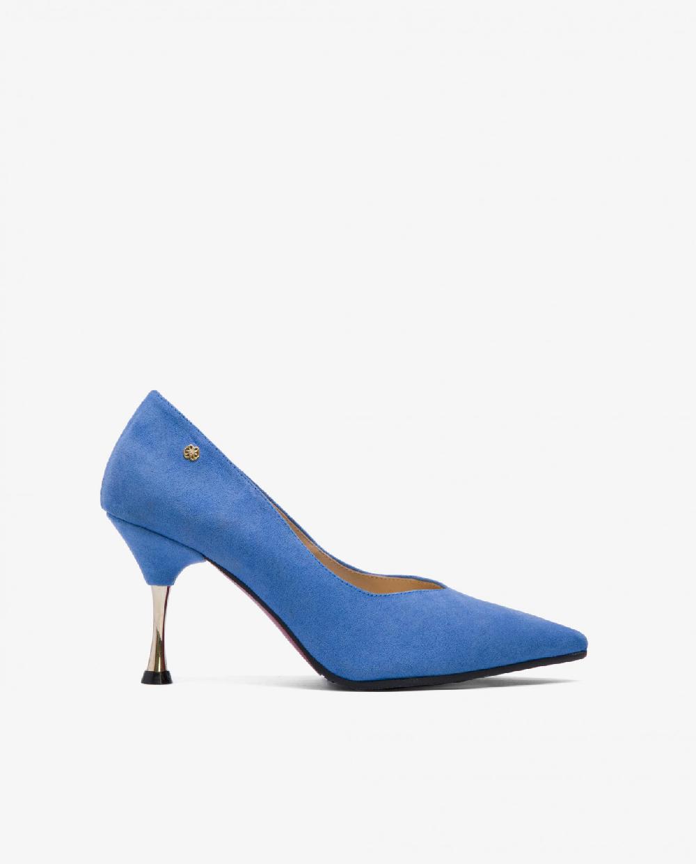 Cuplé SALON PICO ULTRASUEDE AZUL