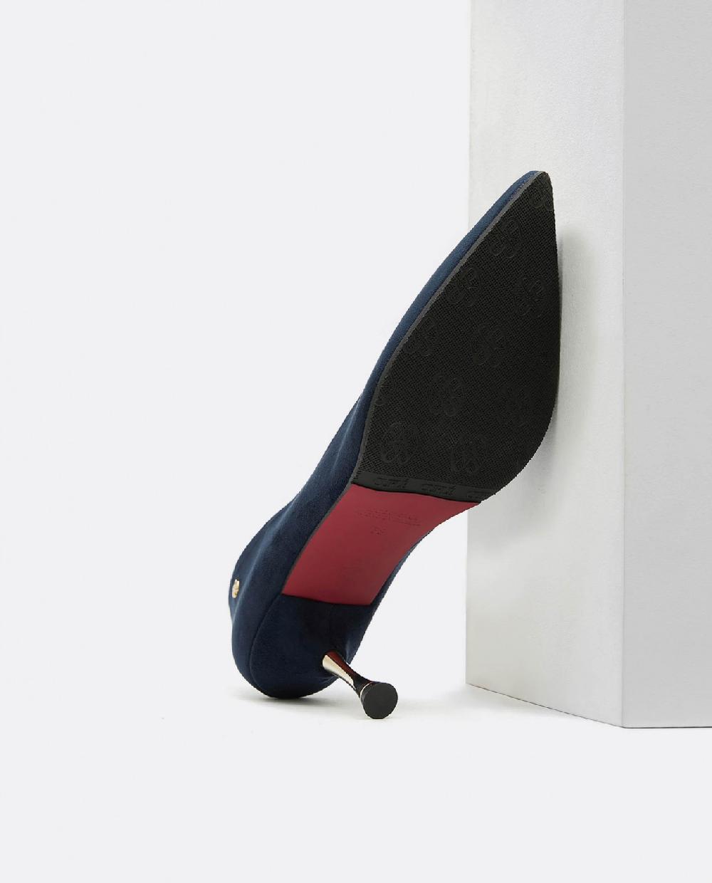 Cuplé SALON PICO ULTRASUEDE MARINO