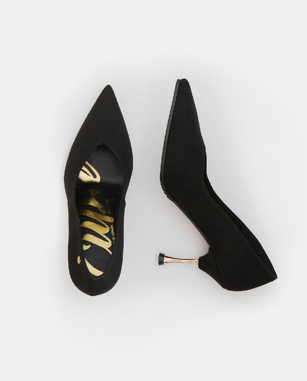 Cuplé SALON PICO ULTRASUEDE NEGRO