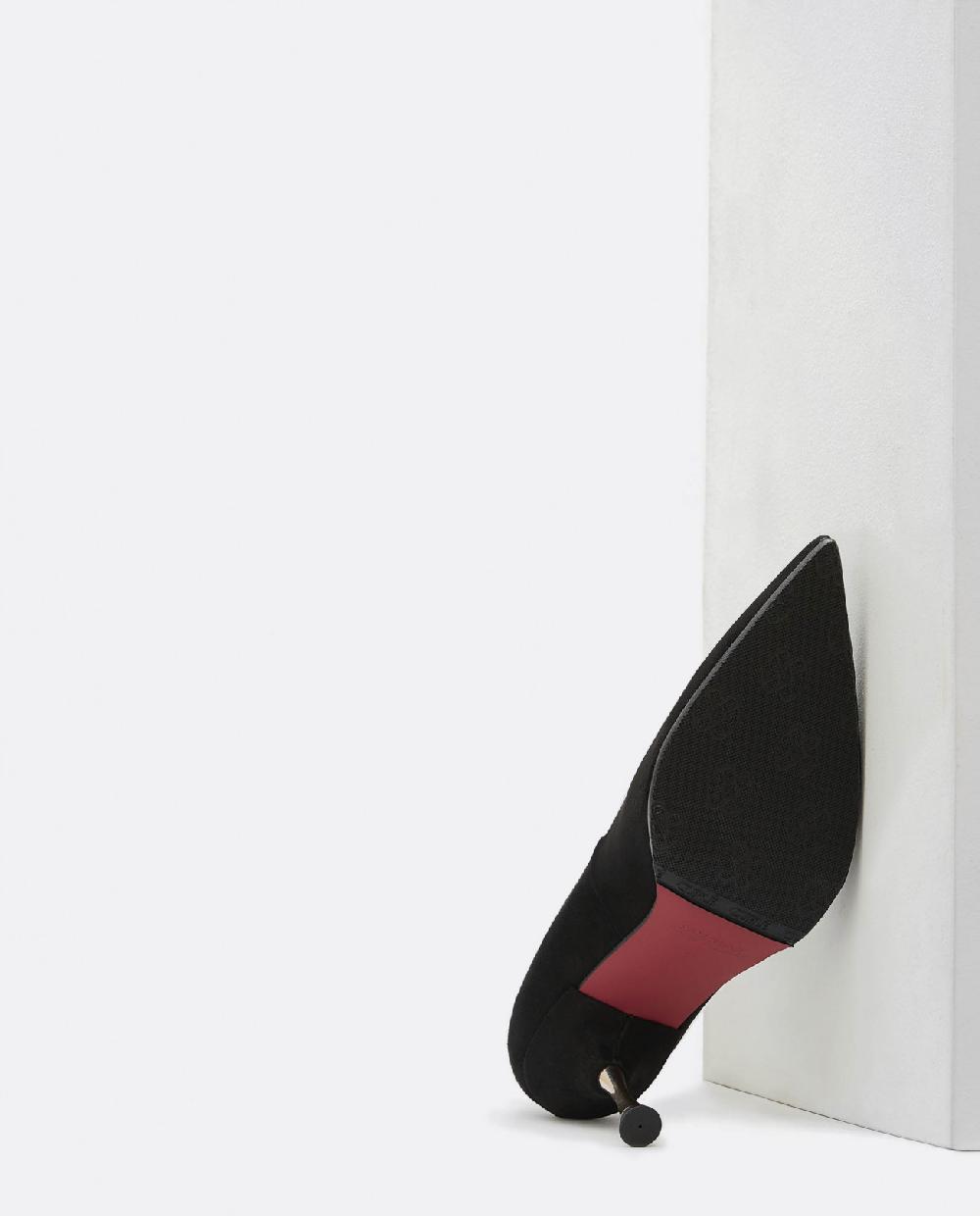 Cuplé SALON PICO ULTRASUEDE NEGRO