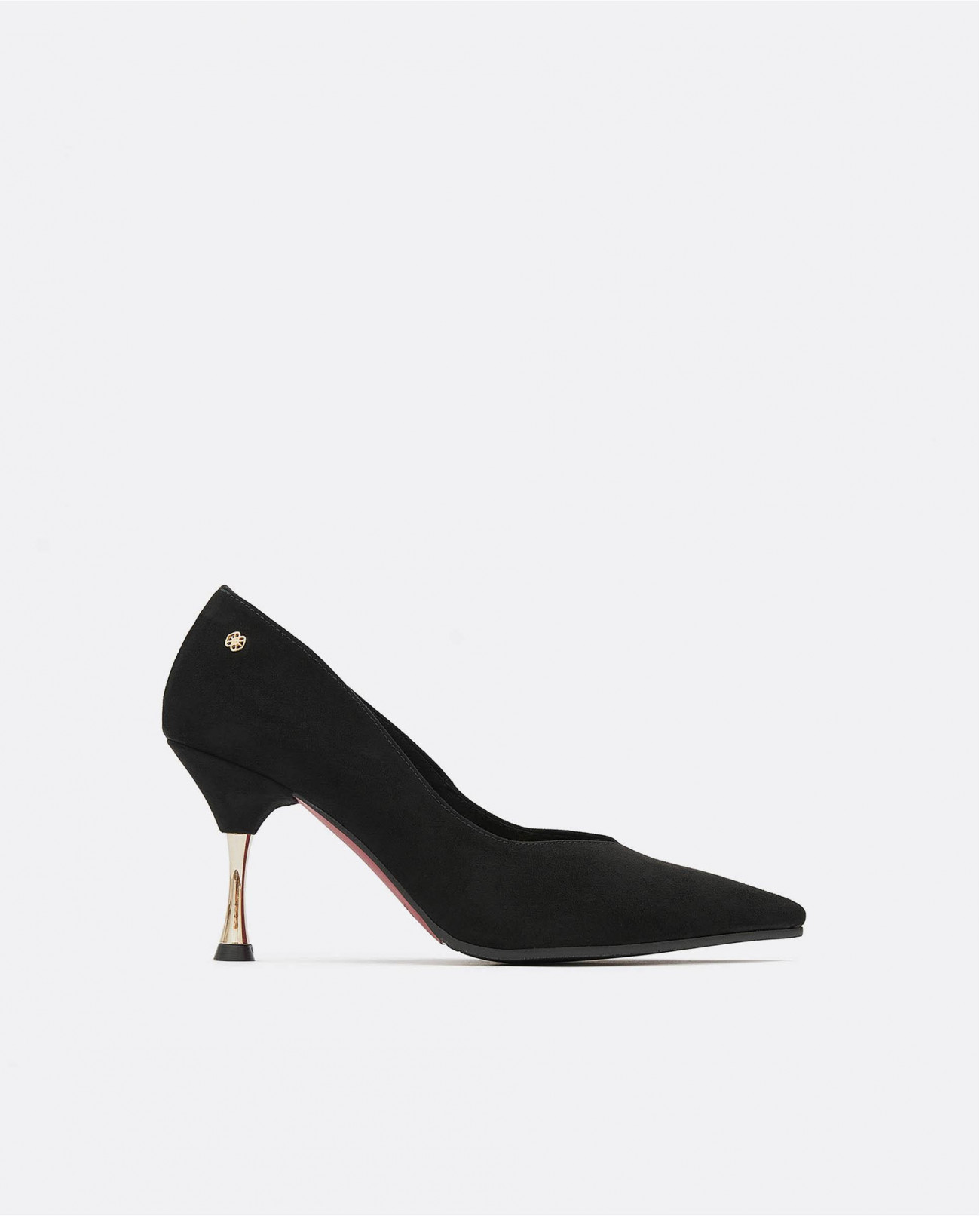 Cuplé SALON PICO ULTRASUEDE NEGRO