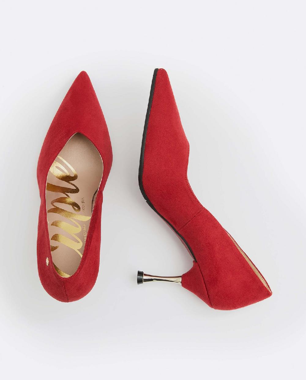 Cuplé SALON PICO ULTRASUEDE ROJO