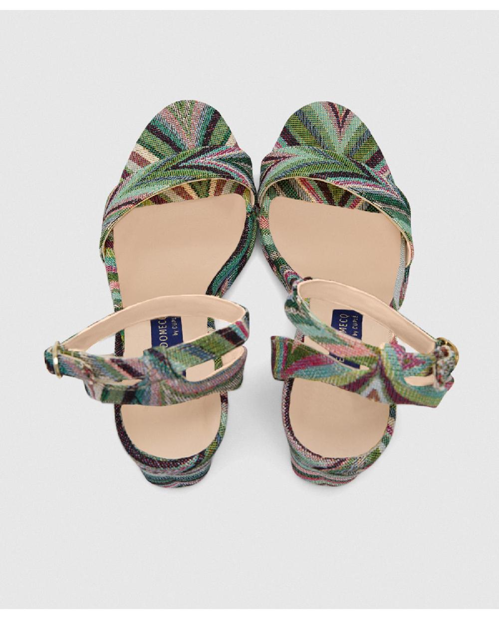 Cuplé SANDALIA CONIL TEXTIL MULTICOLOR