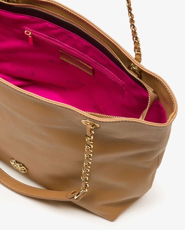 Cuplé SHOPPER CADENA PIEL CUERO