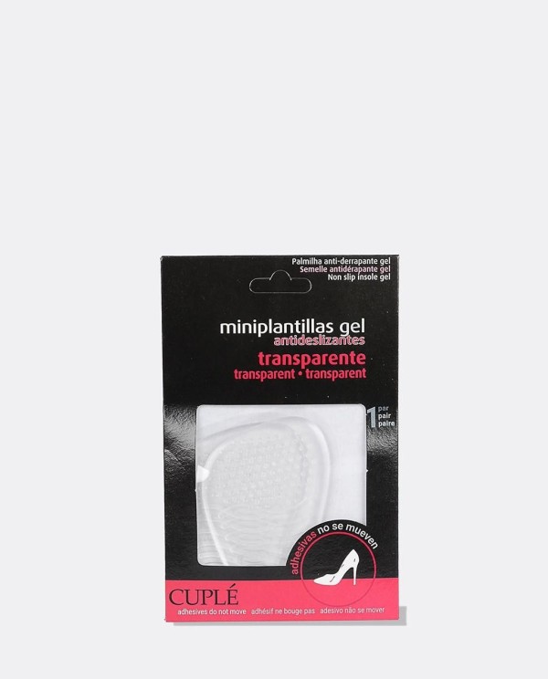 Cuplé SUMINISTRO . MINI PLANTILLA GEL TRANSPARENTE