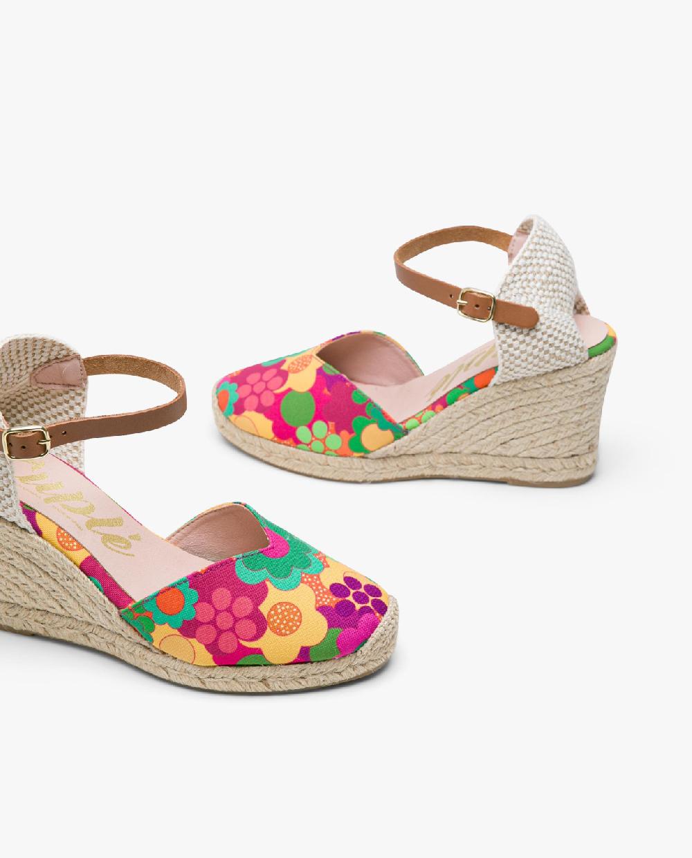 Cuplé VALENCIANA PICO TEJIDO ESTAMPADO FLORES