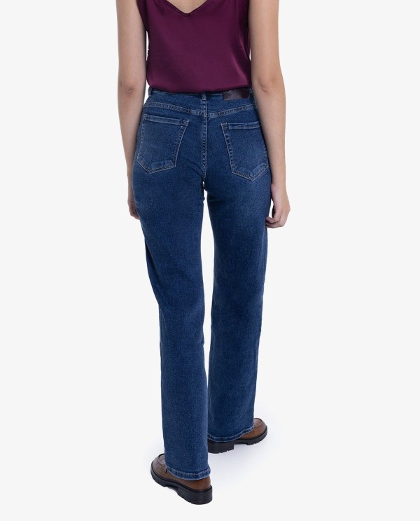 Cuplé VAQUERO RECTO DE DENIM AZUL CLÁSICO