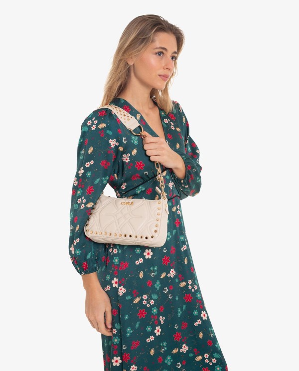 Cuplé VESTIDO ESCOTE PICO CON ESTAMPADO ASIÁTICO