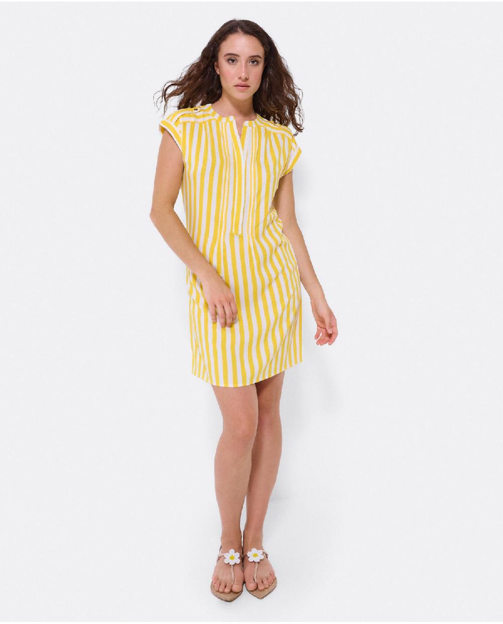Cuplé VESTIDO MINI BOHO VISCOSA AMARILLO