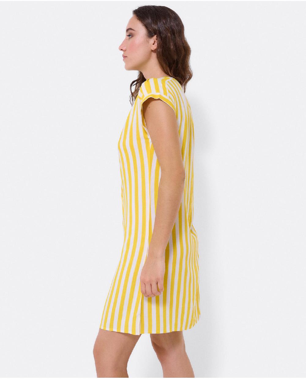 Cuplé VESTIDO MINI BOHO VISCOSA AMARILLO