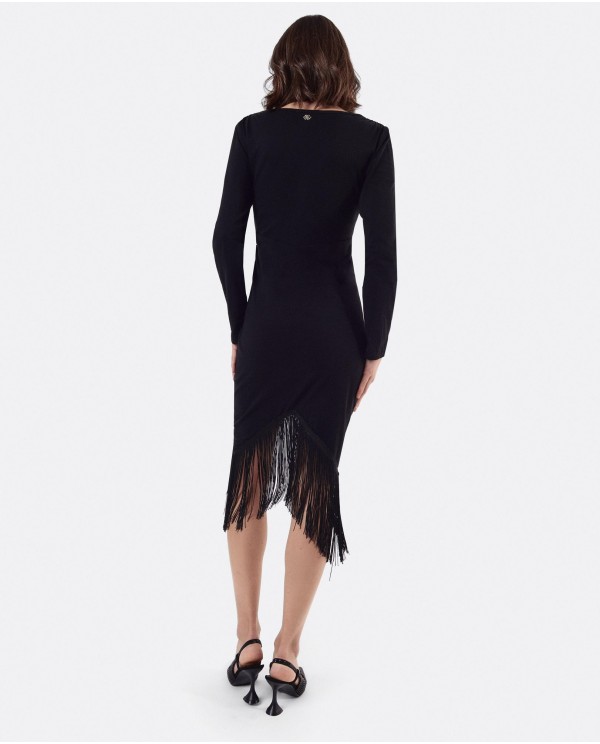 Cuplé VESTIDO NUDO PUNTO NEGRO