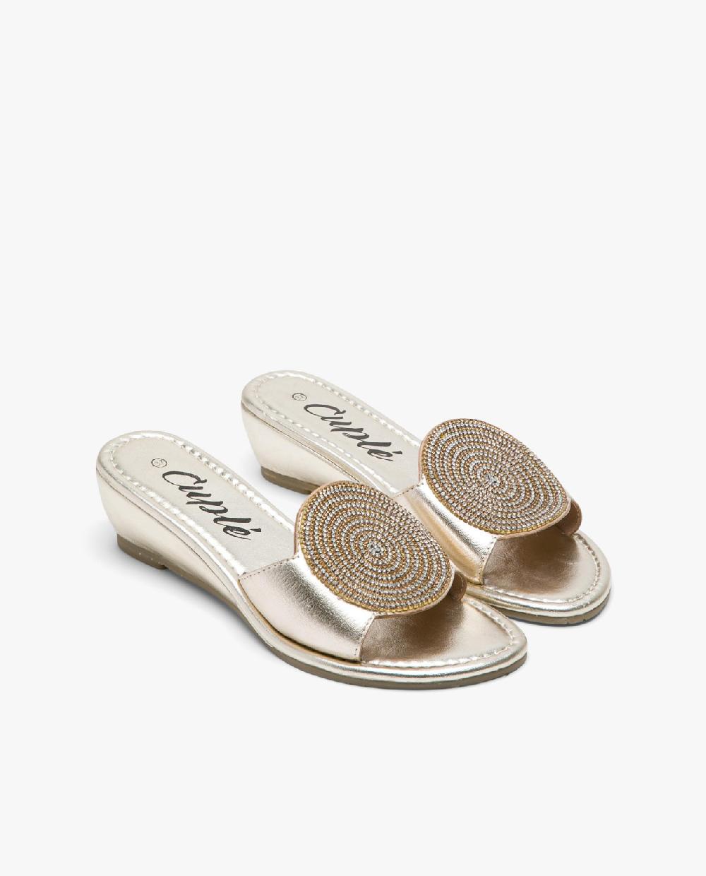 Cuplé ZUECO CIRCULO STRASS ORO