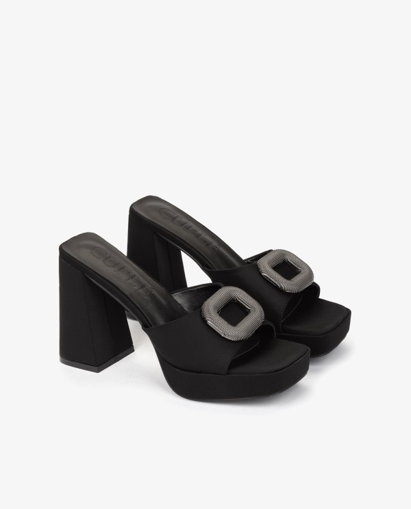 Cuplé ZUECO RASO NEGRO