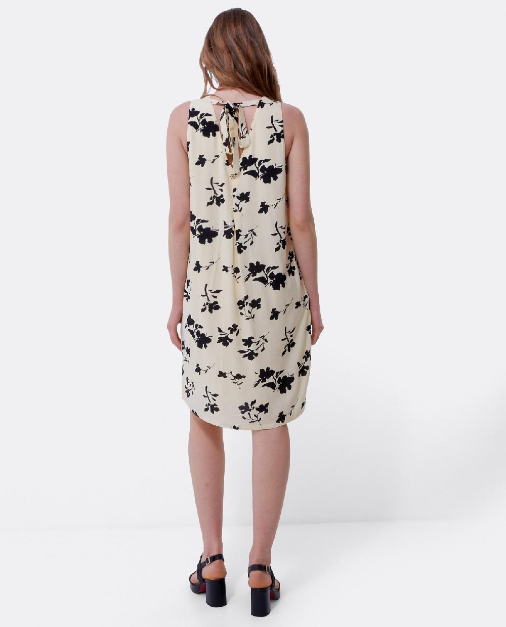 Cuplé MINI VESTIDO ESCOTE PLIEGUES VISCOSA ESTAMPADO FLO