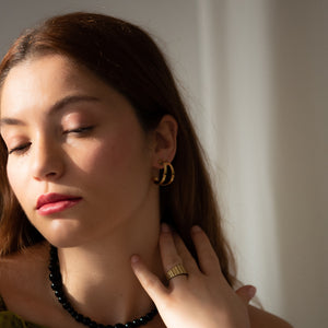 D Lirio Pendientes Anka