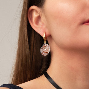 D Lirio Pendientes Perle Rose