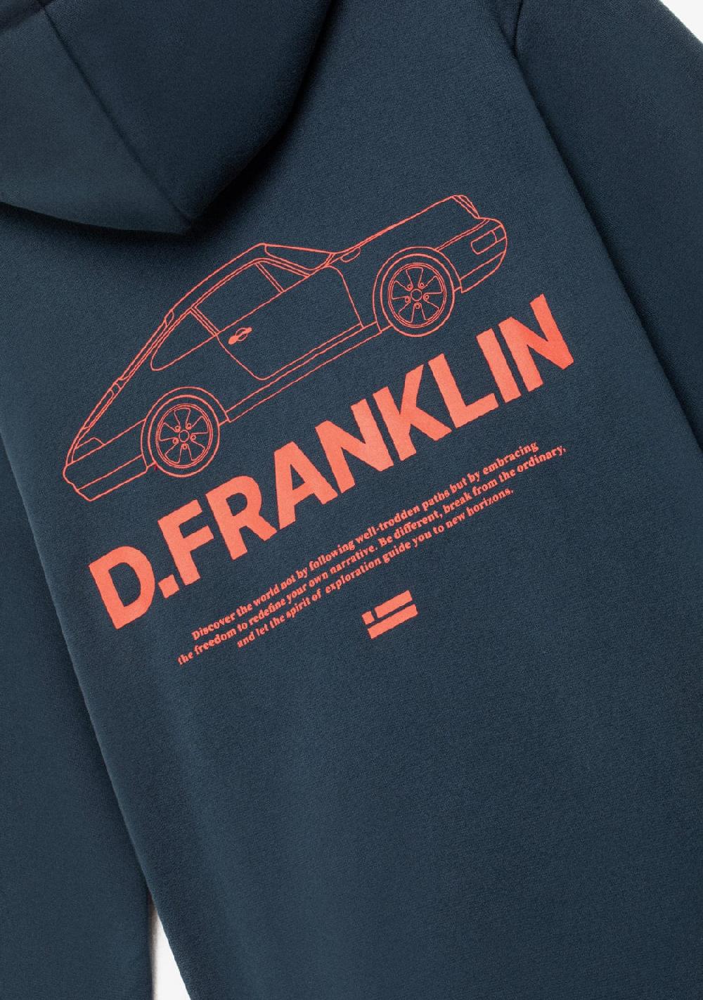 D.franklin 911 Iconic Hoodie Grey