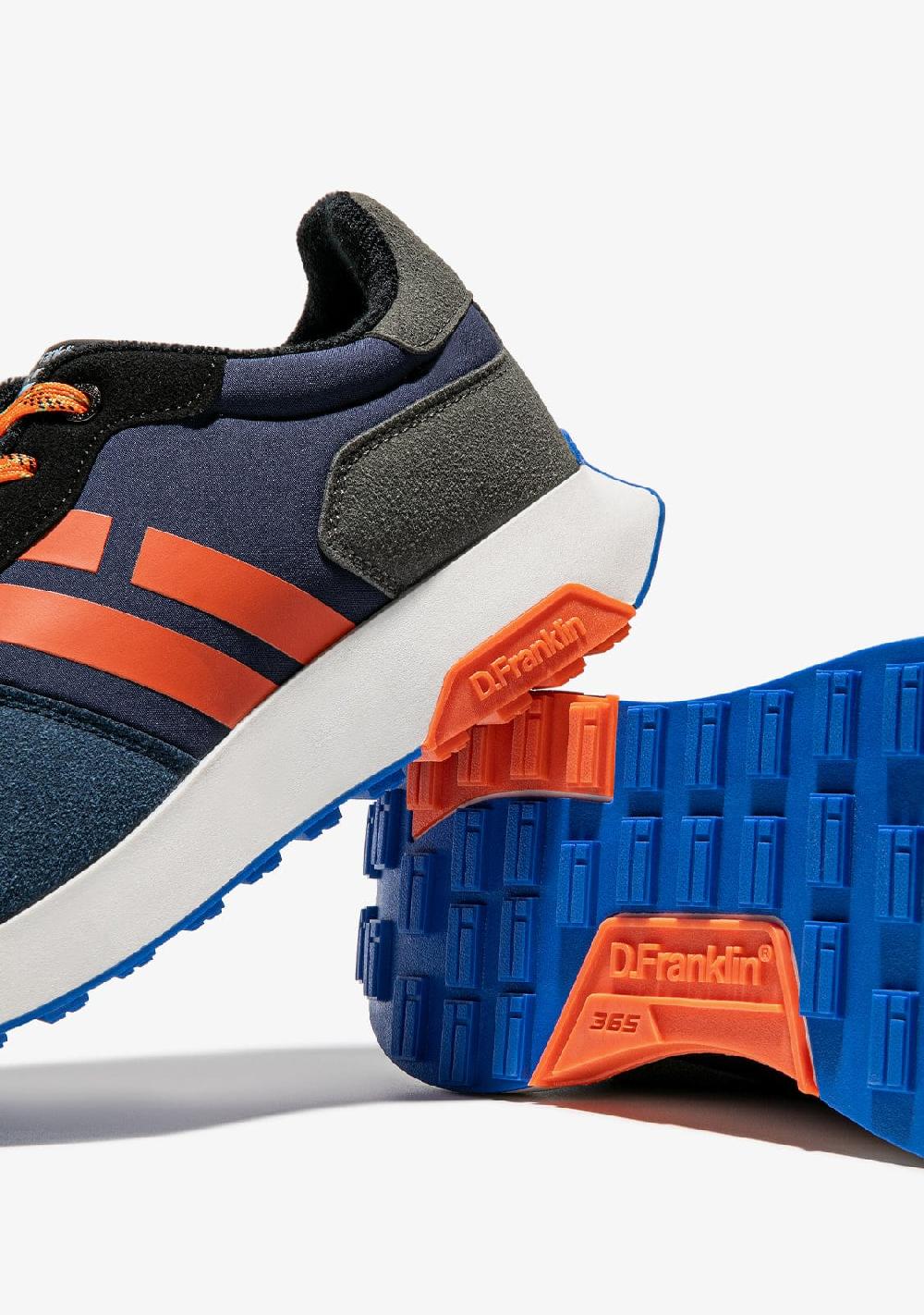 D.franklin Active Flag Navy / Orange