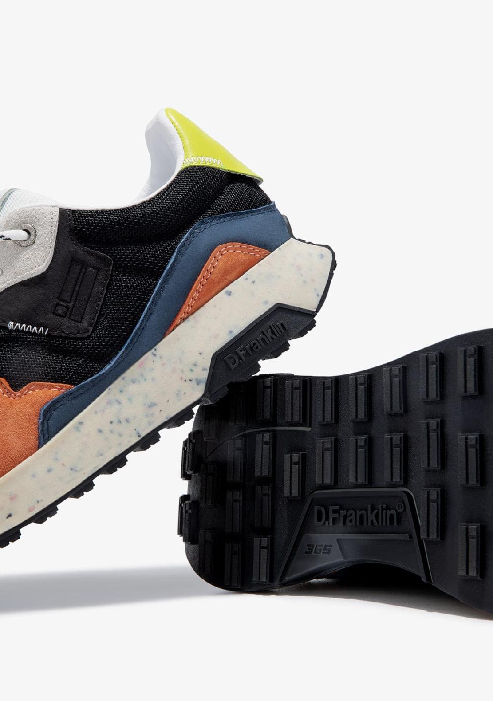 D.franklin Active Flag Patch Black