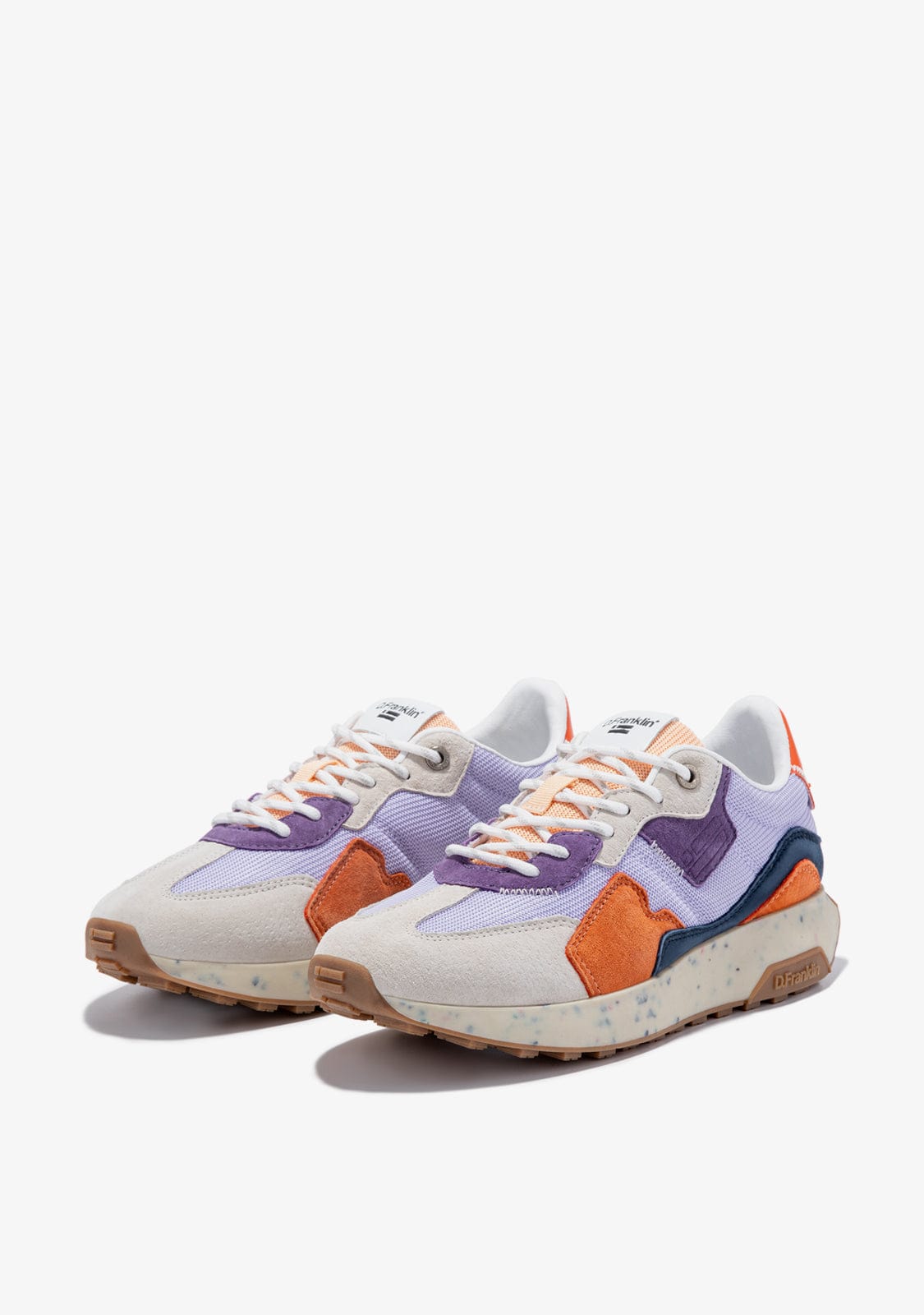 D.franklin Active Flag Patch Purple