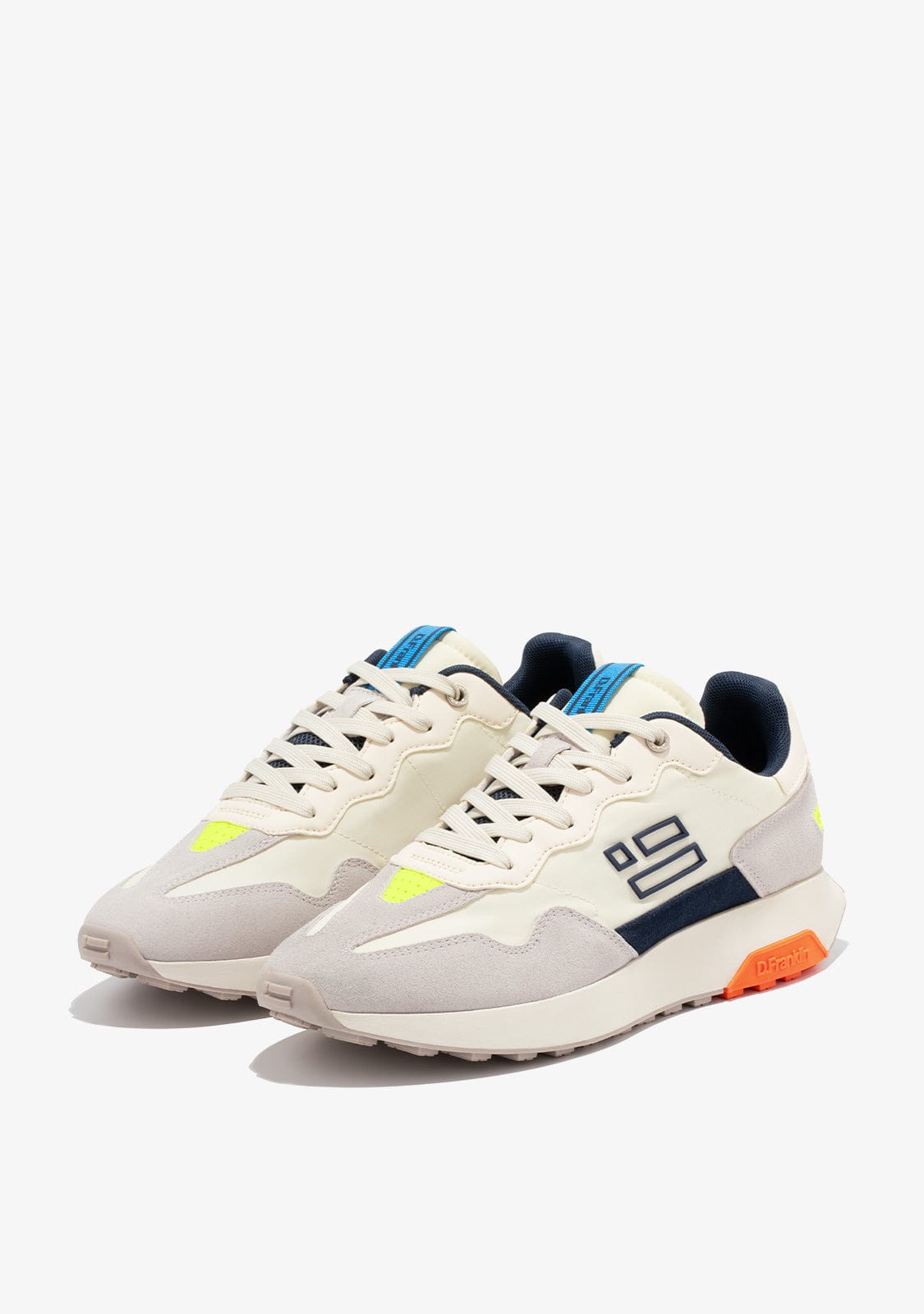 D.franklin Active Flag Patch White / Navy