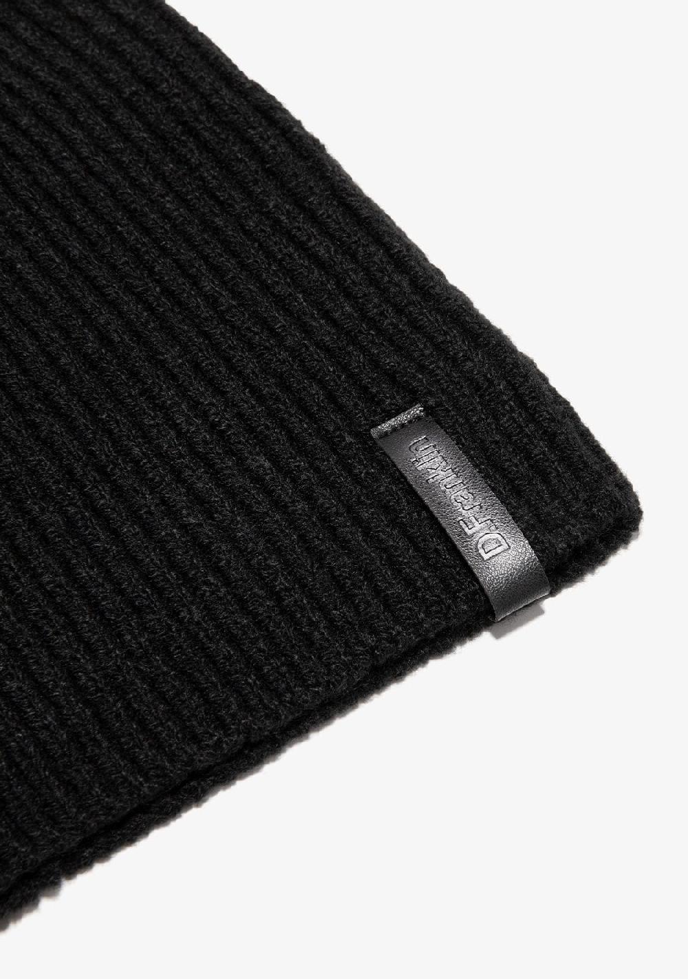 D.franklin Active Slouch Beanie Black