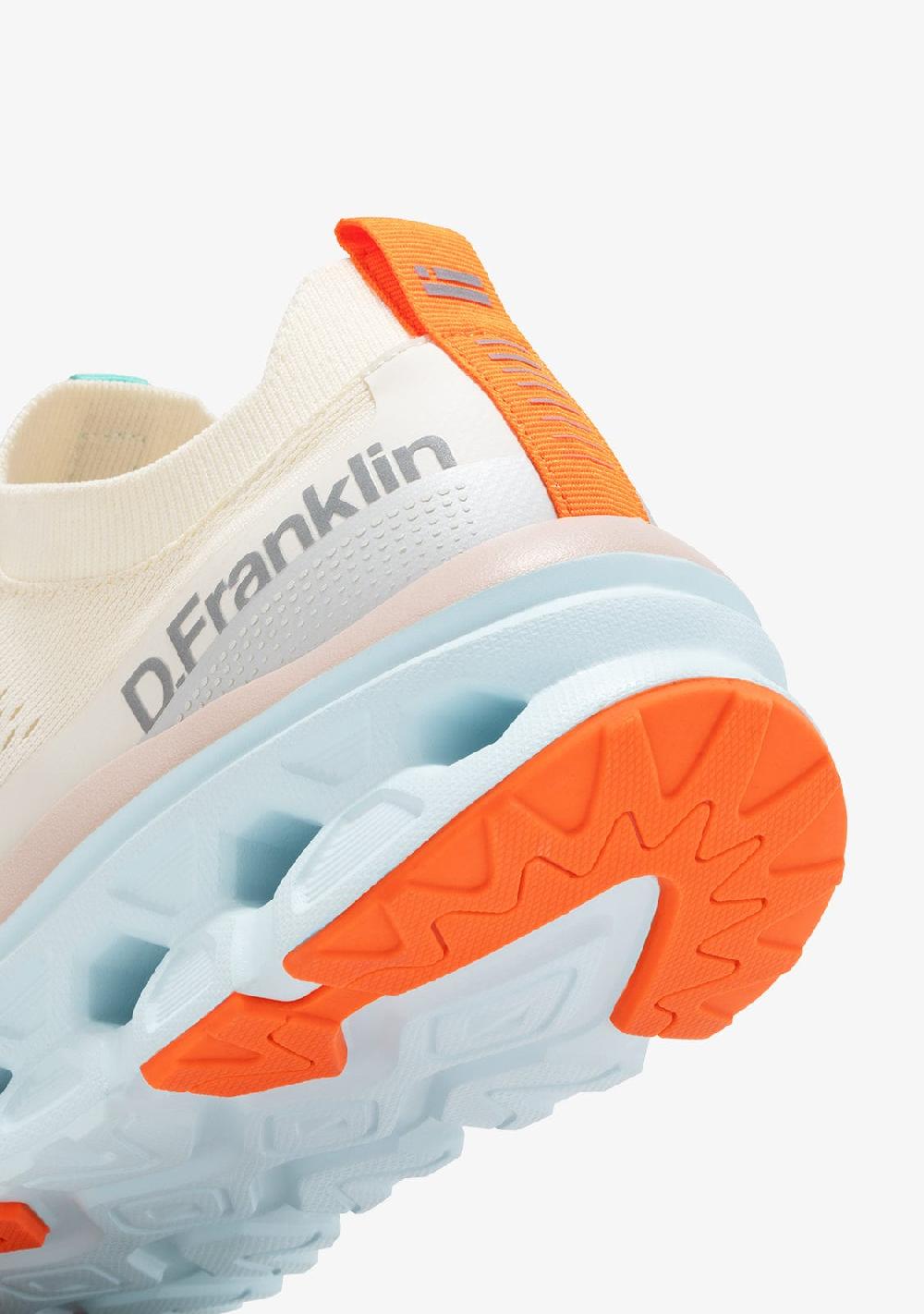 D.franklin Aero Sneakers Mesh White / Orange
