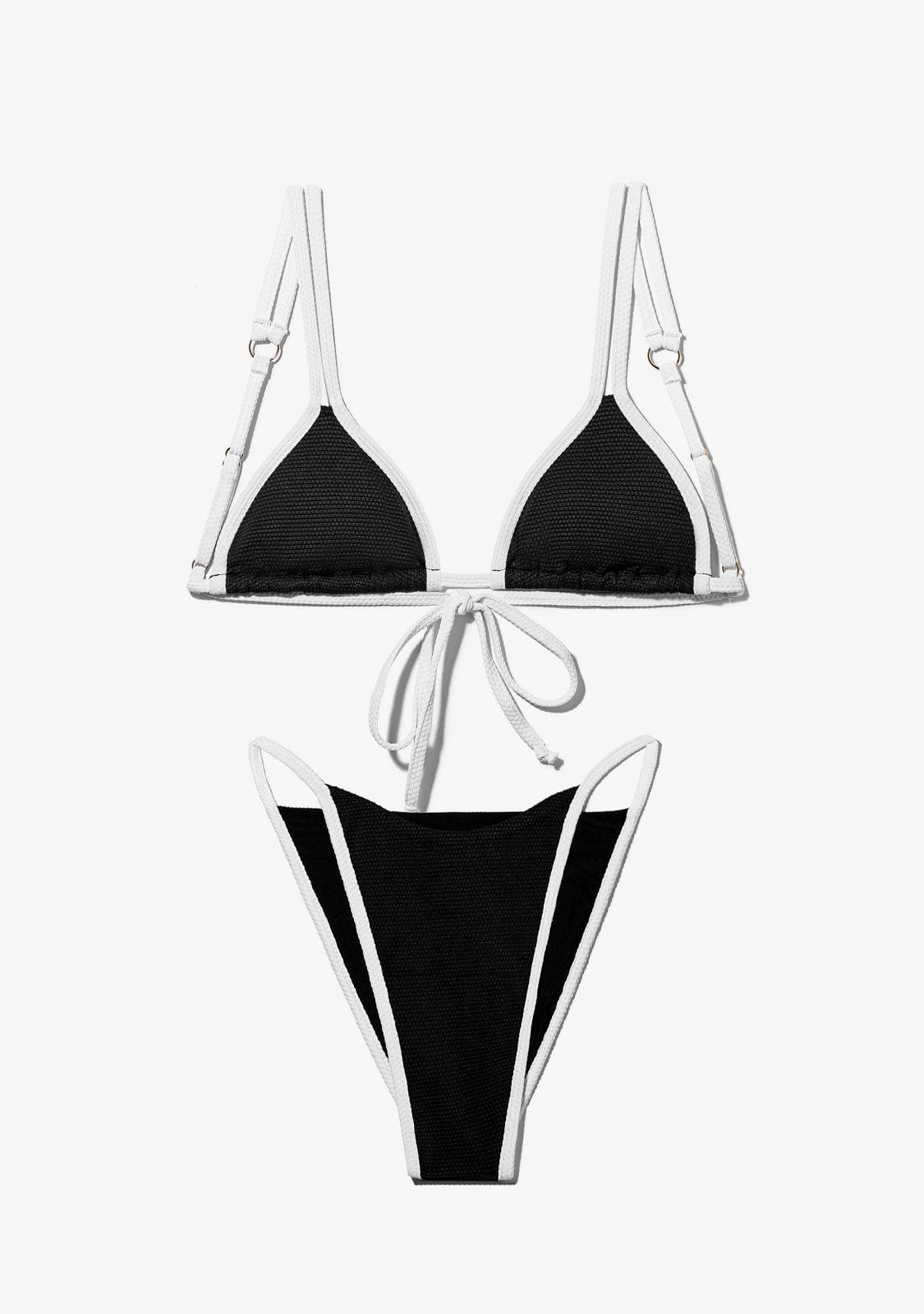 D.franklin Aruba Top + Aruba Bottom Bikini Black