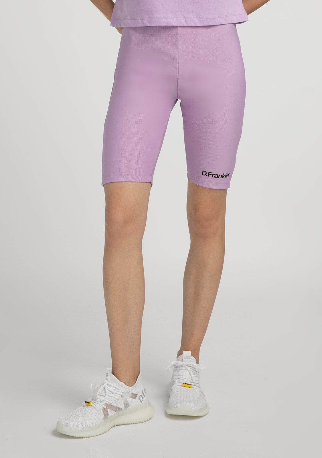 D.franklin Basic Biker Short Lavender