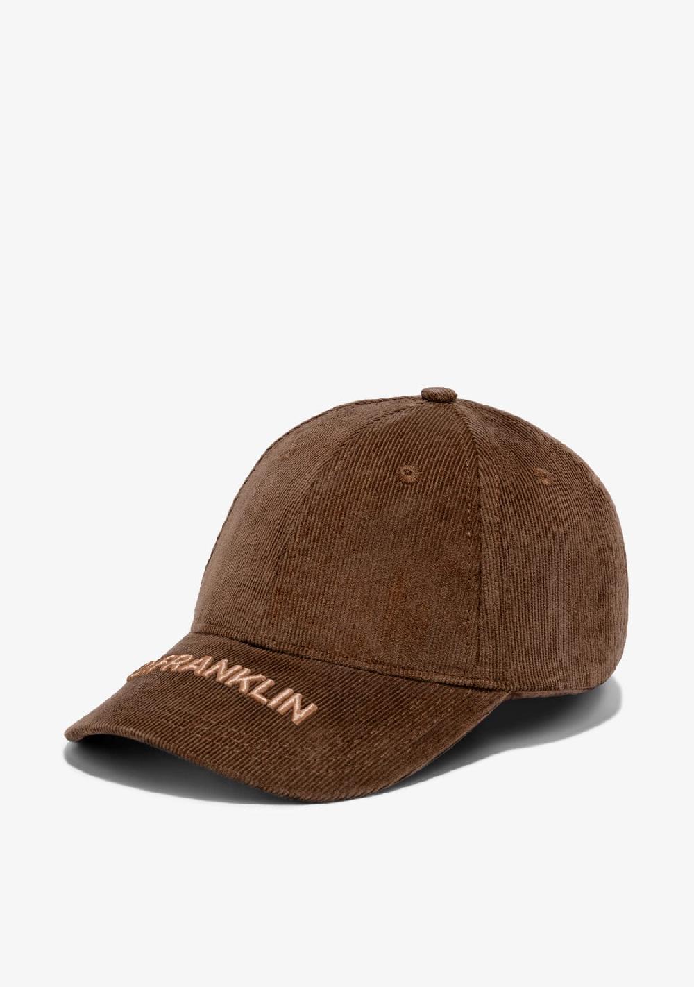 D.franklin Basic Cord Cap Brown