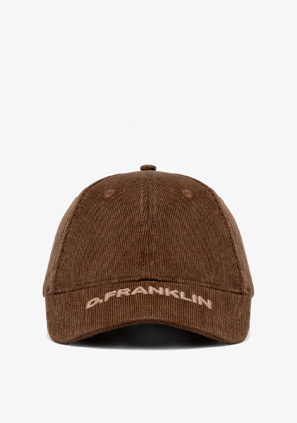 D.franklin Basic Cord Cap Brown