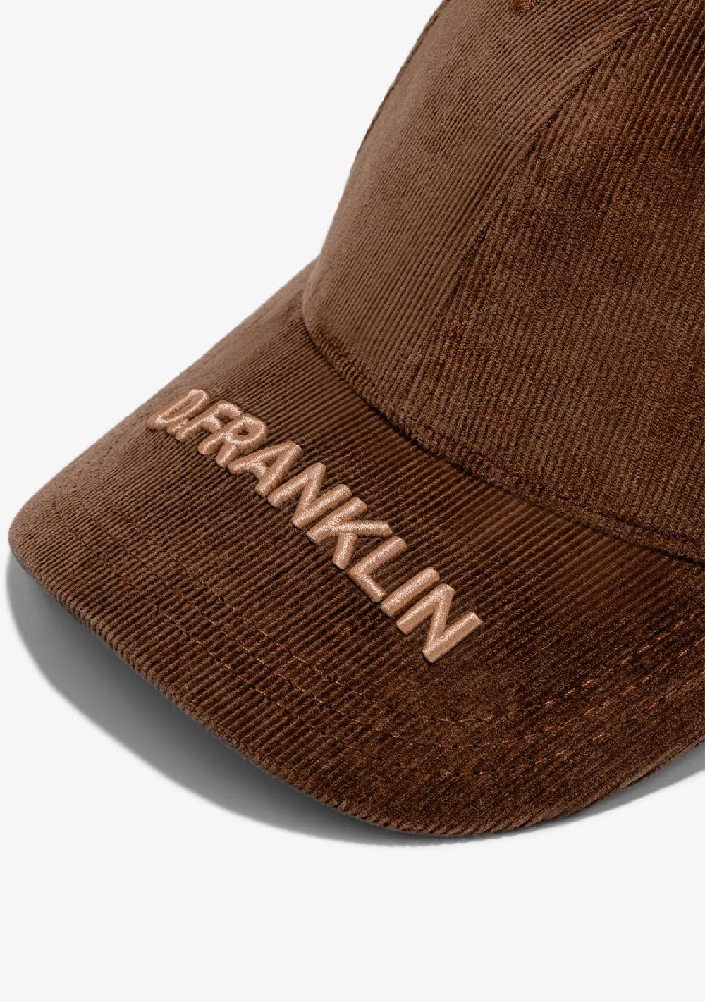 D.franklin Basic Cord Cap Brown