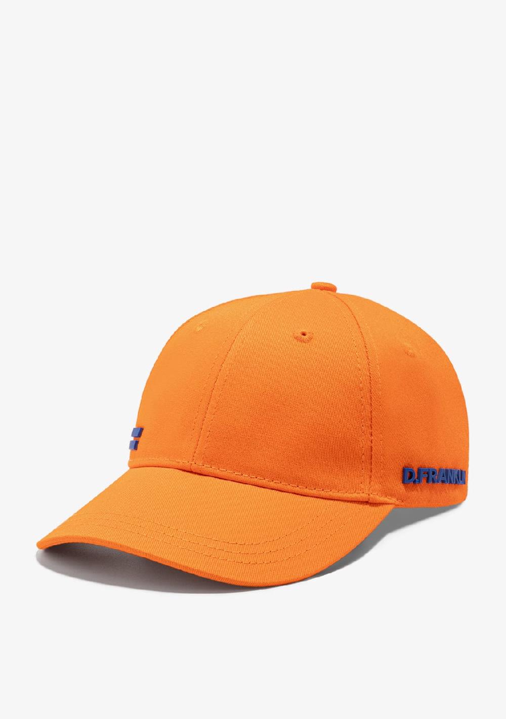 D.franklin Basic Flag Cap Orange / Blue