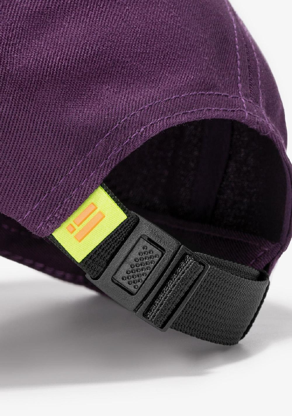 D.franklin Basic Flag Cap Purple / Yellow