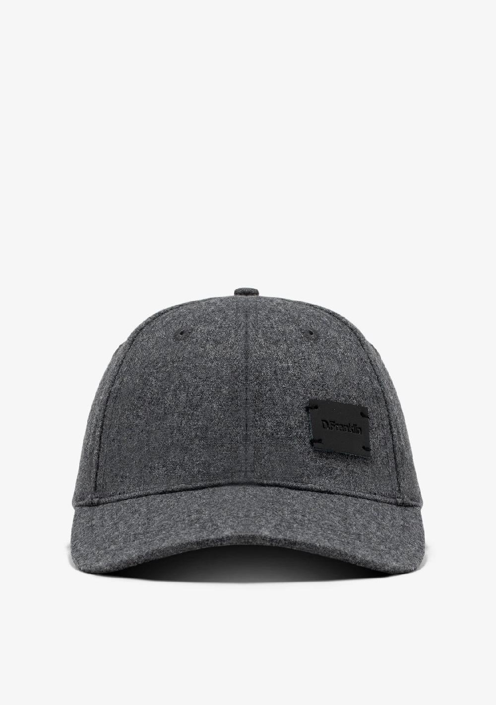 D.franklin Basic Wool Cap Dark Grey
