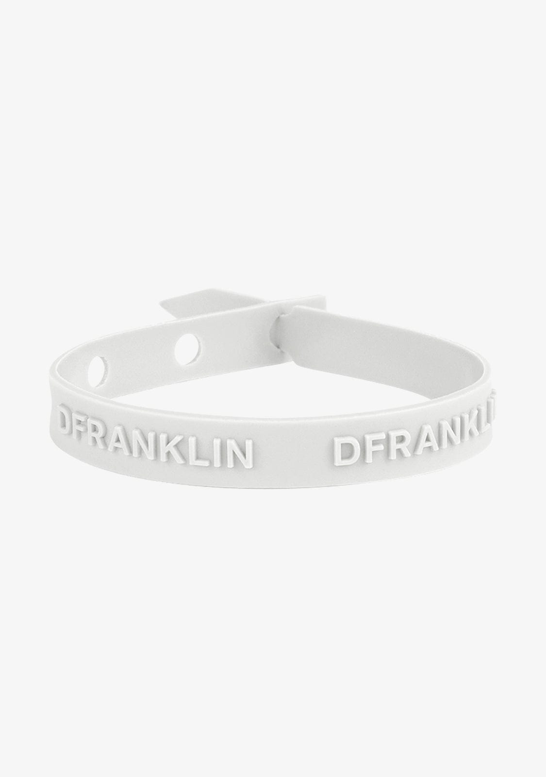 D.franklin Big DF Bracelet Full White