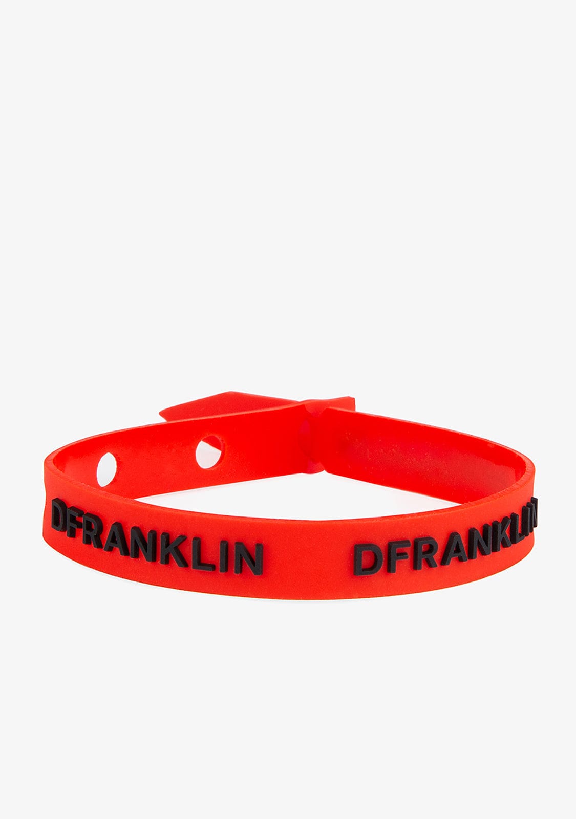 D.franklin Big DF Bracelet Red / Black