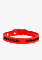 D.franklin Big DF Bracelet Red / Black