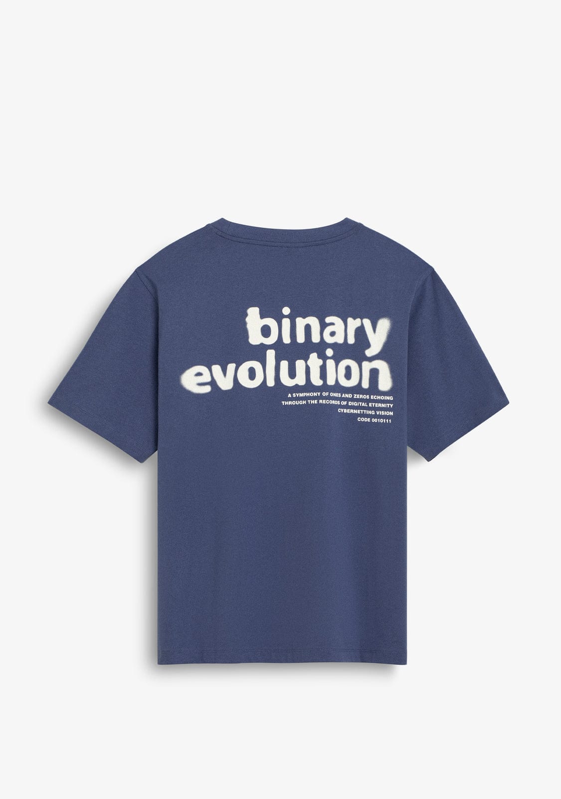 D.franklin Binary Tee Blue