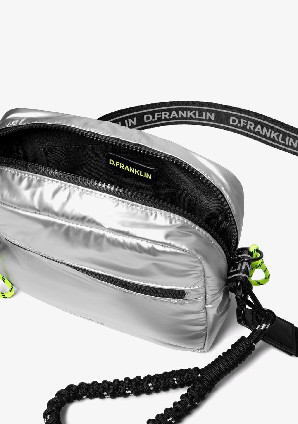 D.franklin Bomb Crossbody Bag Silver