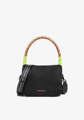 D.franklin Bomb Flap Crossbody Bag Black