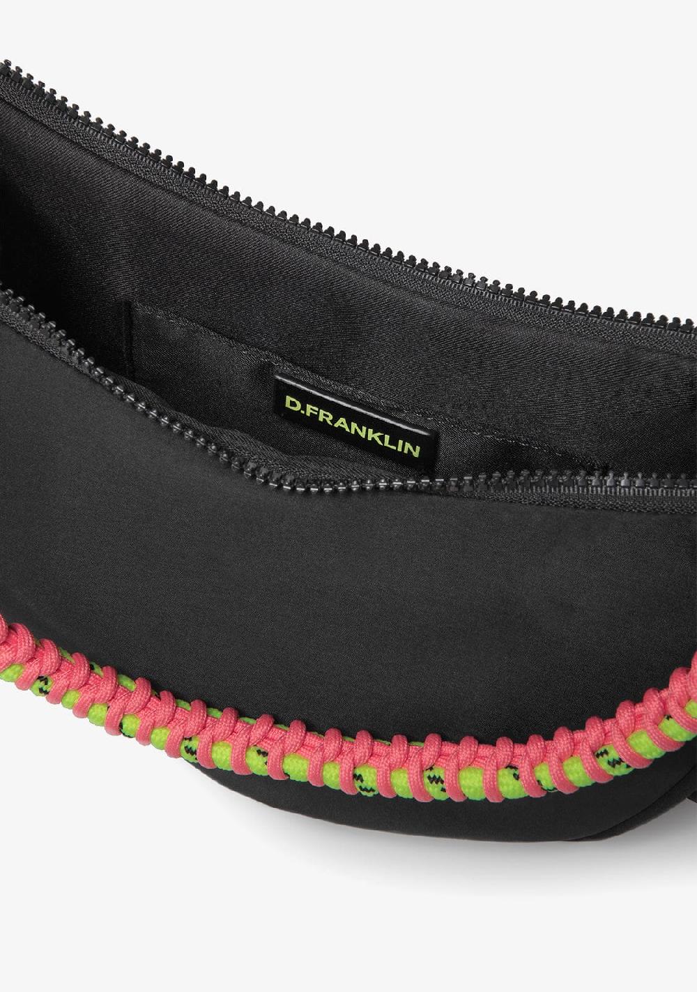 D.franklin Bomb Round Shoulder Bag Black