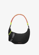 D.franklin Bomb Round Shoulder Bag Black