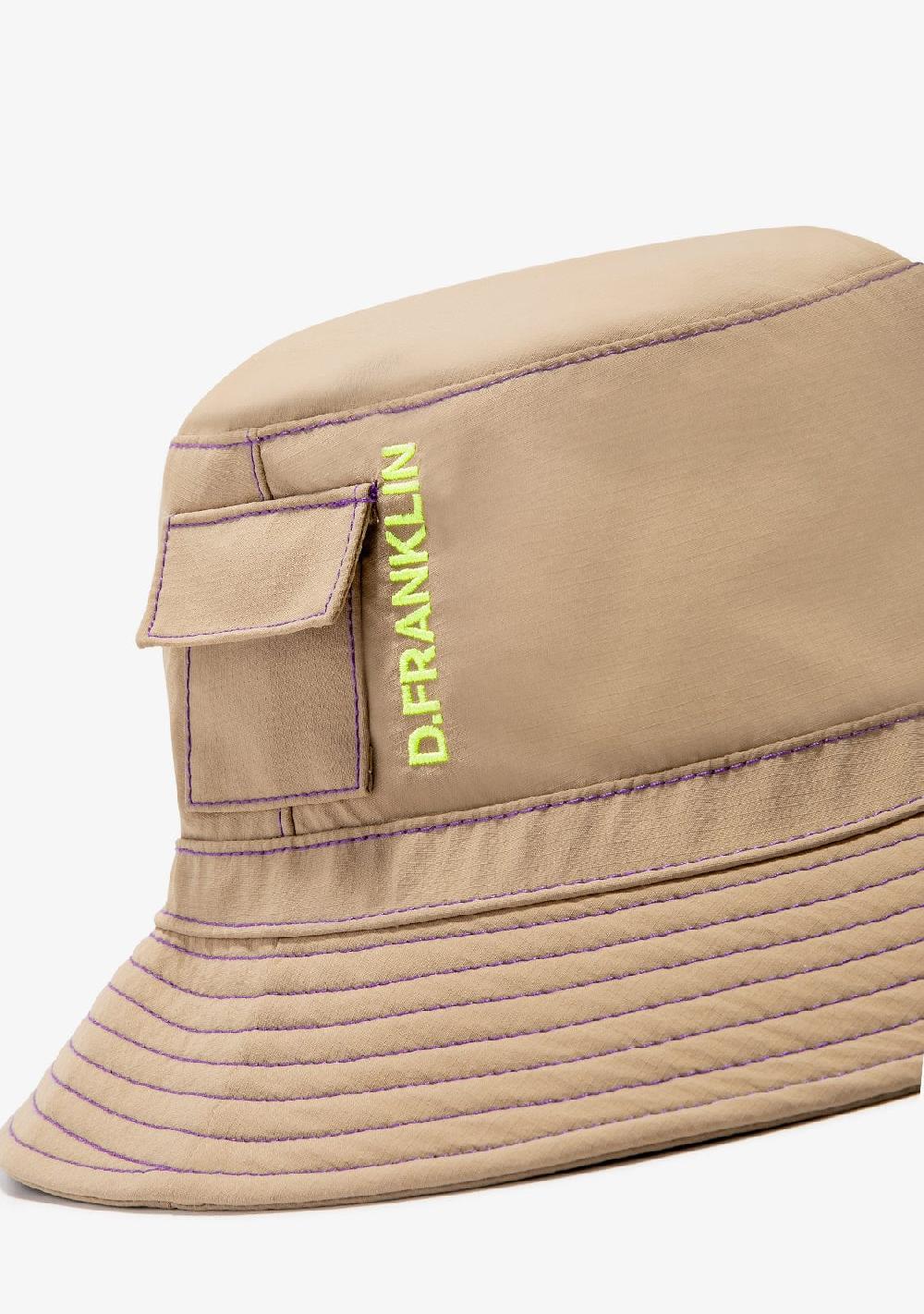 D.franklin Bucket Hat Beige