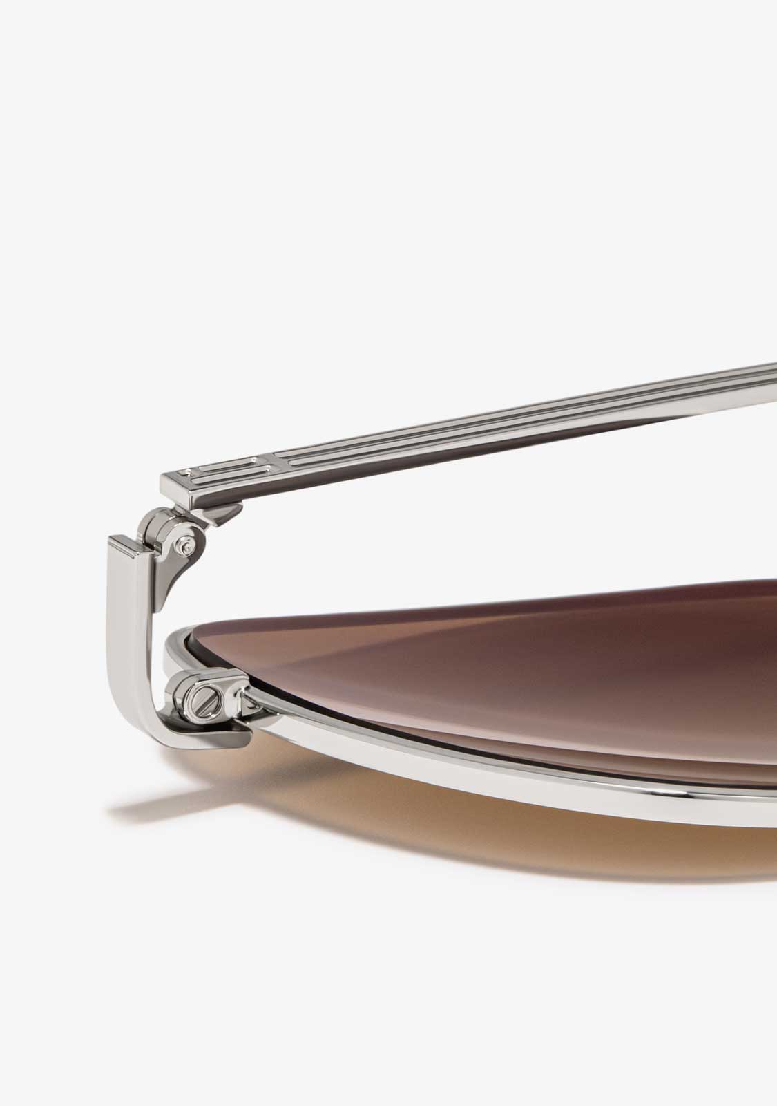 D.franklin Cat-Eye Legacy Silver / Dark Brown