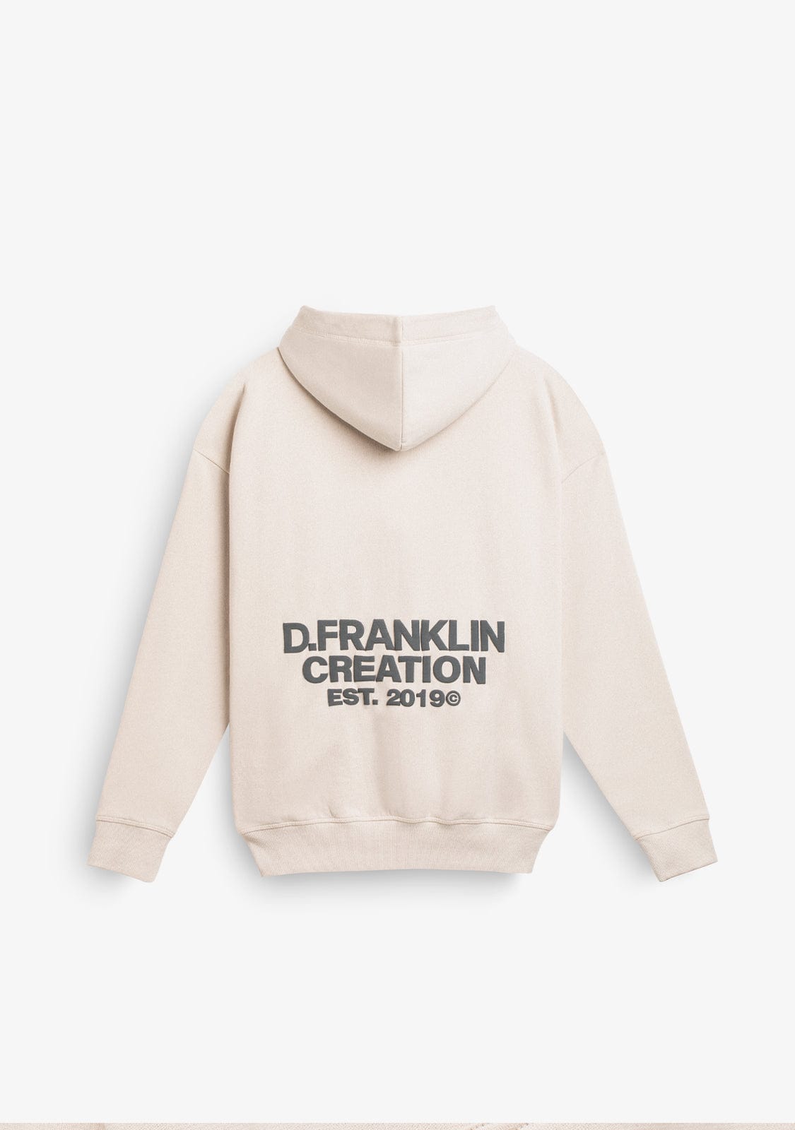 D.franklin Classic Oversize Hoodie Ice Grey