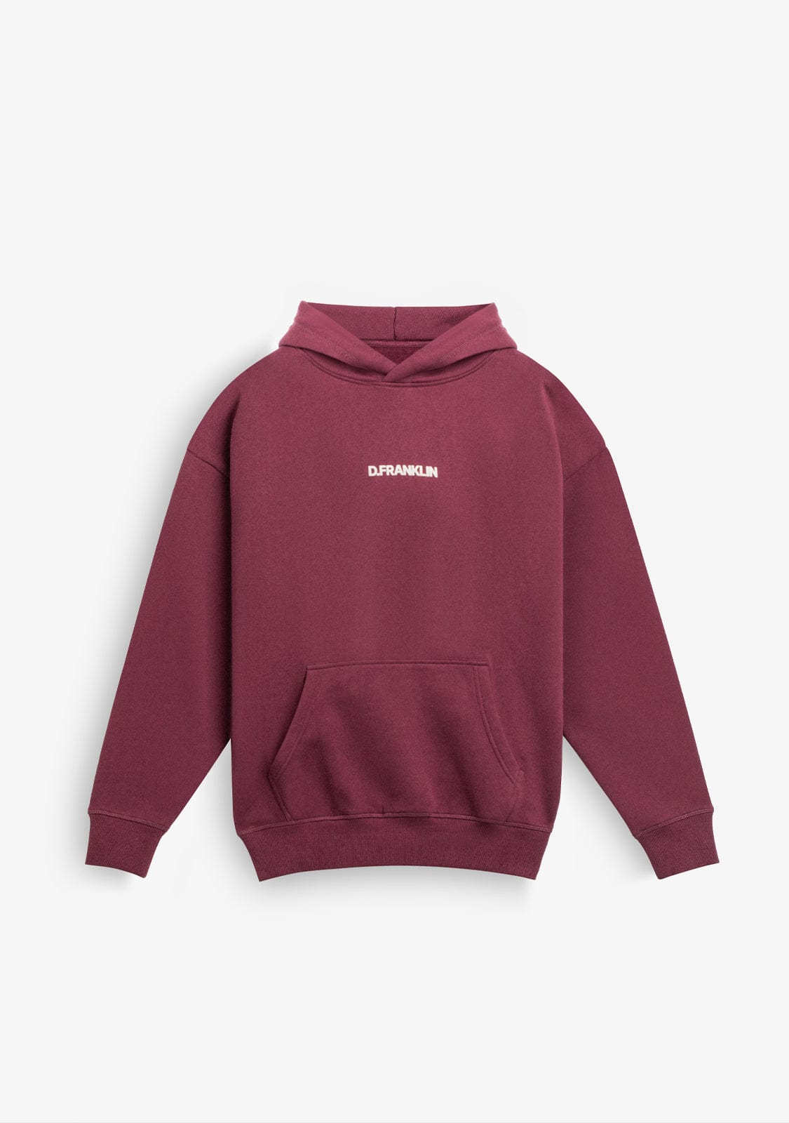D.franklin Classic Oversize Hoodie Wine