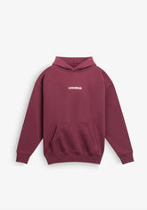 D.franklin Classic Oversize Hoodie Wine
