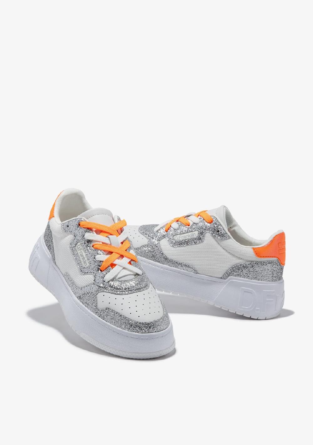 D.franklin Court Basic Mesh Glitter Silver