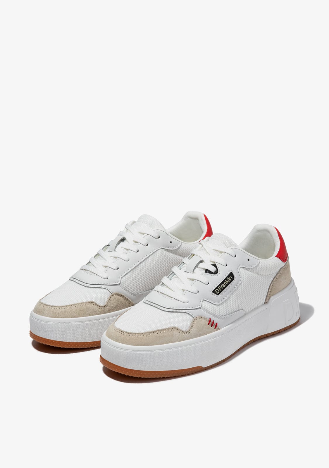 D.franklin Court Basic Stich Red